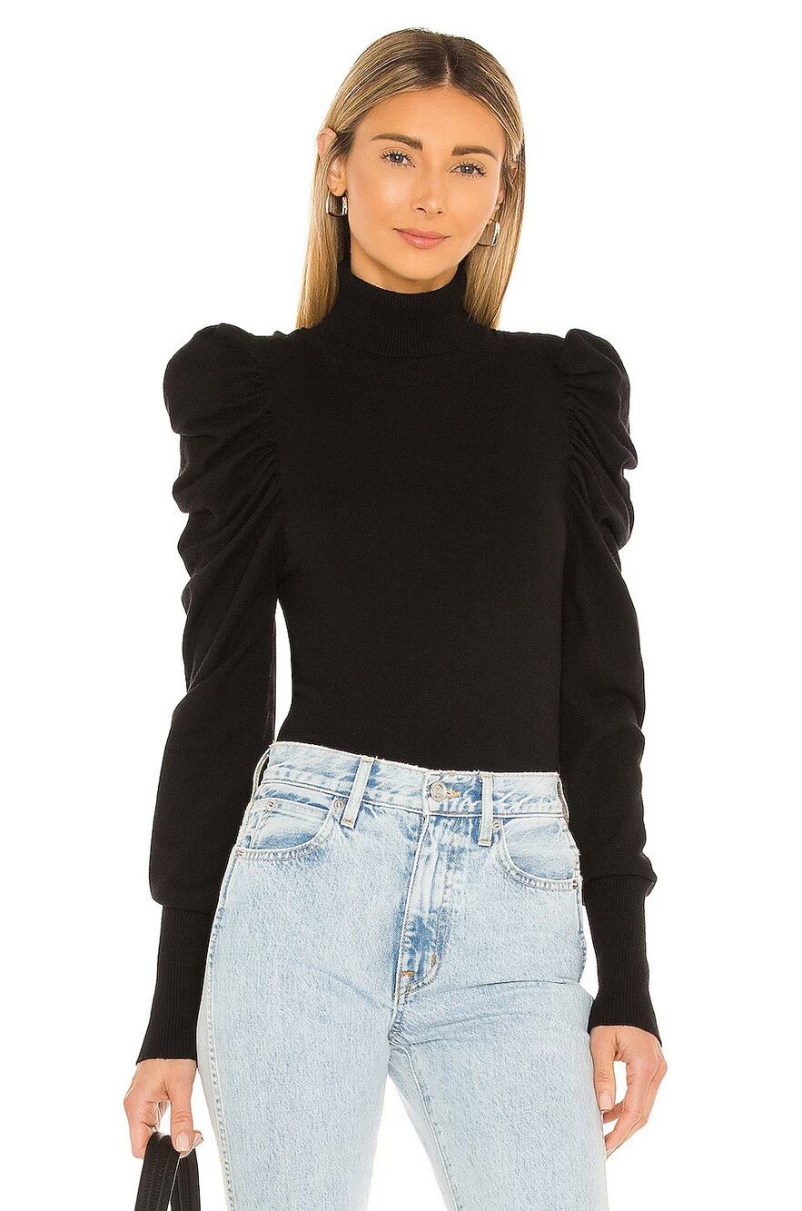 L'Academie Larra Turtleneck Sweater Casual Winter Cozy Old Money Work Fall XS